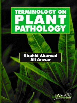 cover image of Terminology On Plant Pathology